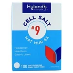 Hylands Homeopathic Cell Salt #9 Nat Mur 6X 100 Tabs. Fixed Price $13.95.