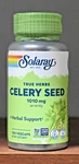 Solaray Celery Seed 1010 100 Capsules True Herbs 505MG Per Vegcap. Fixed Price $12.95.