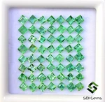 5.66 Cts Natural Emerald Square Cut 2.50 Mm Lot Pcs Untreated Loose Gemstones. Fixed Price $179.99.