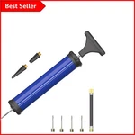 All-in-one Sports Ball Pump Kit With Needles Nozzles Lightweight & Handy. Fixed Price $12.14.