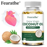 Coconut Oil Supplements 3000MG Improves Skin Health Burn Fat Immune 120 Softgel. Fixed Price $13.98.