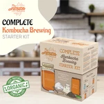 Complete Kombucha Brewing Starter Kit - Scoby And 16OZ Tea + Supplies. Fixed Price $50.99.