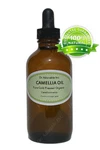 2 Oz Glass Bottle With Dropper Camellia Seed Oil Skin Care Hair Health. Fixed Price $7.49.