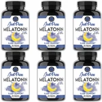 Angry Supplements Just Pure Melatonin 5MG 360 Capsules Total Night Sleep Aid 6PK. Fixed Price $19.99.