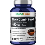 Nusapure Black Cumin Seed, 450 Mg, 180 Veg Capsules. Fixed Price $30.54.