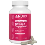 NUU3 Nature's Superfuel - Daily Superfood Supplement 120 Capsules. Fixed Price $49.95.