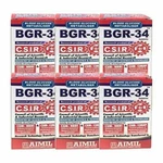 6 Packs X Bgr -34 Blood Glucose Metaboliser By Aimil 100% Herbal Free Shipping. Fixed Price $57.24.