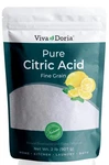 Viva Doria 100% Pure Citric Acid, Food Grade, Fine Grain, 2 Pound (pack Of 1). Fixed Price $14.76.