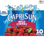 Capri Sun Wild Cherry Naturally Flavored Kids Juice Drink Blend (10 Ct Box, 6. Fixed Price $5.69.
