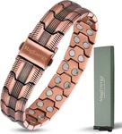 Magenergy Copper Bracelet For Men, Strength Magnetic With 3800 Gauss. Fixed Price $42.17.