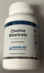 Choline Bitartrate Dietary Supplement Douglas Laboratories 100 Vegetarian Caps. Fixed Price $15.00.