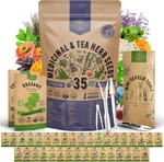 Medicinal & Tea Herb Seeds Variety Pack For Indoor Outdoors. 16,335+ Non-gm. Fixed Price $49.41.