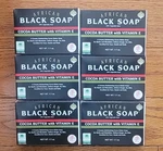 Madina African Black Soap With Cocoa Butter And Vitamin (pack Of 6 Bars). Fixed Price $27.99.