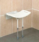 Patterson Medical 538D Wall Mount Lift-up Shower Seat White W/ Handles New. Fixed Price $75.00.