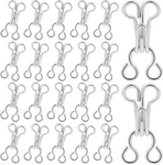 100 Pairs Sewing Hooks And Eyes Closure Metal Bra Replacement Silver. Fixed Price $9.50.