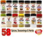 Badia All Seasoning, Sazon Tropical, Adobo, Spanish, Asian, Creole. Fixed Price $14.00.