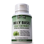 Pure Holy Basil Leaf Supplement Full Spectrum 20:1 Extract - 60 Pills Exp 1/2028. Fixed Price $12.75.