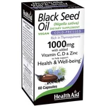 Healthaid Black Seed Oil 1000MG, Cold-pressed Nigella SATIVA,60VEGCAPS. Fixed Price $34.89.