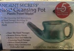 Ancient Secrets Nasal Cleansing Pot Plastic Travel 1. Fixed Price $7.50.