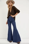 Free People Just Float On Oil Infused Hemp Flare Jeans Size 26. Fixed Price $111.99.