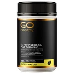 Go Healthy Hemp Seed Oil Plus Turmeric 100 Soft Capsules. Fixed Price $26.82.