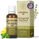 Eudine Herbal 35 Essential Oil Blend - Natural Extracts With Peppermint,.... Fixed Price $43.72.