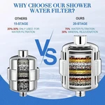 Aquabliss High Output Shower Filter W/ Replaceable Multi Stage Cartridge (SF220). Fixed Price $22.00.
