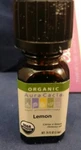 Aura Cacia Essential Organic Lemon .25 Fl Oz. Plus Oils Guide. Fixed Price $8.50.
