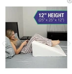 Healthy Spirit Bed Pillow W/ Memory Foam Top-wedge 24" X 7.5". Fixed Price $29.99.