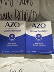 Azo Urinary Pain Relief - 30 Tabs Counts (2PCK) Exp 2028. Fixed Price $17.99.