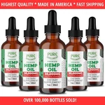 Strong Hemp Oil (5-PACK) Made Usa Sleep, Pain, Relax, Wellness, Works Fast. Fixed Price $22.29.