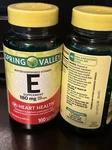 Spring Valley Vitamin Softgels, 400 Iu, 100 Count. Fixed Price $25.00.