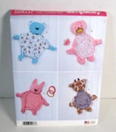 Simplicity 9037 Baby Sensory Blankets - Giraffe, Bear, Bat, Duck Pattern Uncut. Fixed Price $9.25.