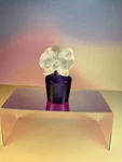 Pre-owned Chando Shanghai Mini Amethyst Porcelain & Glass Fragrance Diffuser. Fixed Price $30.00.