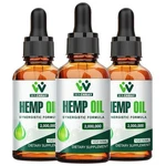 (3 Pack) Hemp Oil Drops High Potency Vegan, Non-gmo 1 Fl Oz (pack Of 3). Fixed Price $41.99.