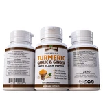 Organic Garlic Ginger Turmeric Pills Immune Health Joint Support Hip Pain Relief. Fixed Price $13.85.