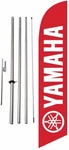 Red Advertising Feather Banner Swooper Flag Kit With Ground Stake, Compatible.... Fixed Price $49.99.