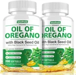 Oregano With Black Seed Oil, 400 Softgel Oapsules Organic, Hi. Fixed Price $36.99.