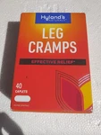 Hylands Leg Cramps Quick Dissolving Tablets Natural Pain Relief 40 Caplets. Fixed Price $7.00.