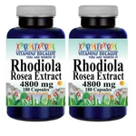 Rhodiola Rosea Root Extract High Potency 4800MG 2X180 Caps. Fixed Price $51.95.