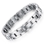 Feraco Magnetic Bracelets For Men Sleek Titanium Count (pack Of 1), Silver. Fixed Price $25.63.