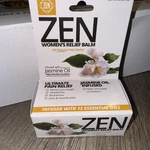 Zen Relief Balm For Women Natural Pain -jasmine Oil Infused- Free Ship. Fixed Price $14.99.