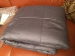 Anjee Weighted Blanket, Heavy For Great Sleep 60X80 Inches Full/queen Gray. Fixed Price $37.59.