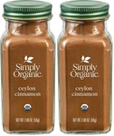 Simply Organic Ceylon Ground Cinnamon, 2.08 Oz (pack Of 2), No Color. Fixed Price $25.49.