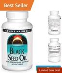 Unflavored Black Cumin Seed Oil Softgels - 60 Capsules For Natural Health. Fixed Price $10.19.