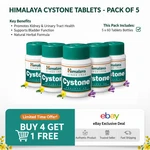 Cystone By Himalaya Kidney Stones Relief Pack Of 5 100% Herbal Exp 2027. Fixed Price $28.27.