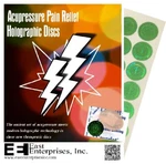 Acupressure Pain Relief Holographic With Coverlet REINFORCEMENTS(35 Discs). Fixed Price $23.50.