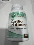 Peak Pure & Natural Cardio Platinum Supplement Exp. 07/26 60 Capsules 1 Bottle. Fixed Price $49.99.