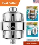 Advanced 15-STAGE Shower System Removes Chlorine & Heavy Metals Effortlessly. Fixed Price $31.34.