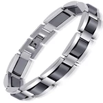 Feraco Mens Magnetic Bracelets Classic Balck Titanium Stainless Steel. Fixed Price $21.14.